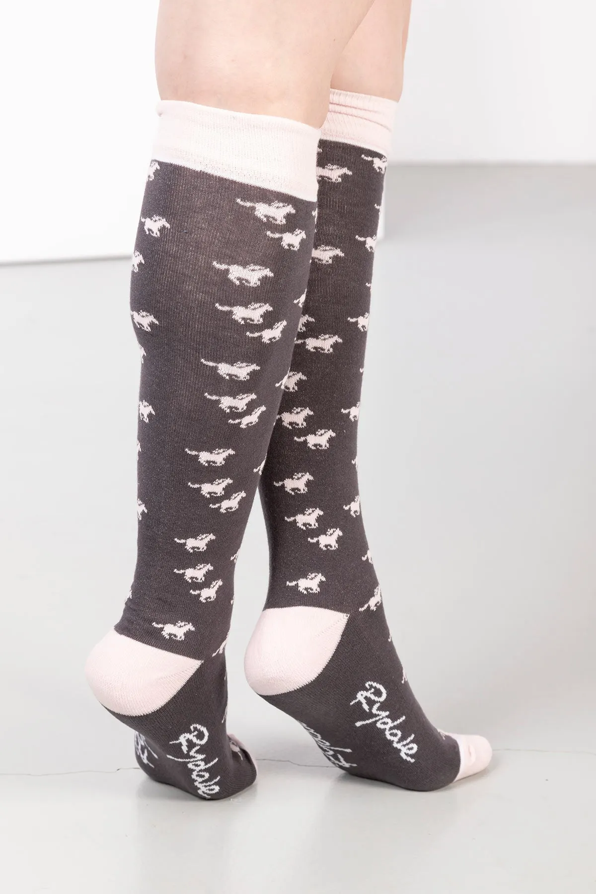 Ladies Galloping Horse II Knee Length Socks