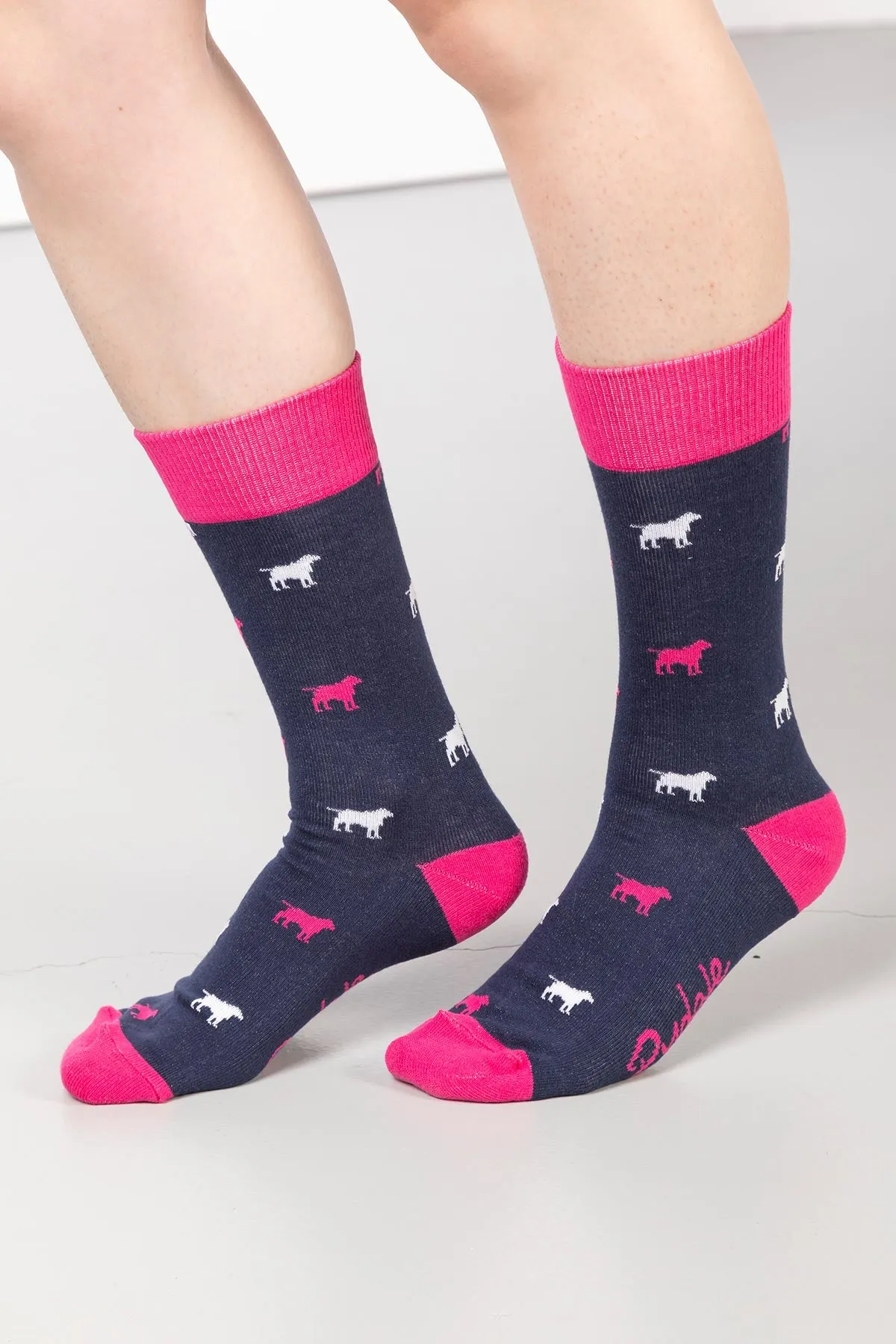 Ladies Wagging Dog II Ankle Socks