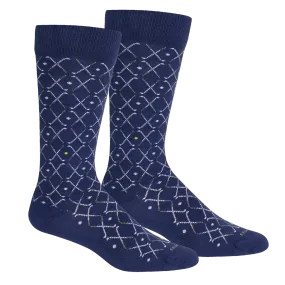 Lattice Club Socks Men's Socks