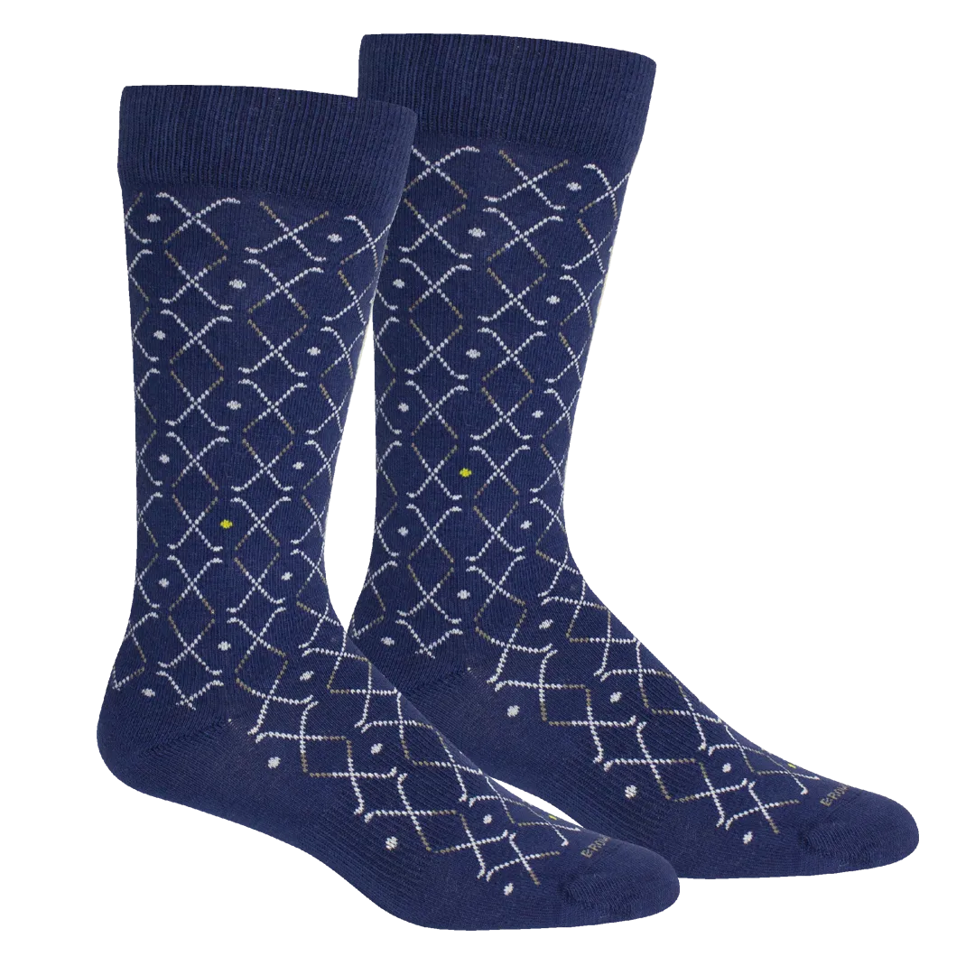 Lattice Club Socks Men's Socks