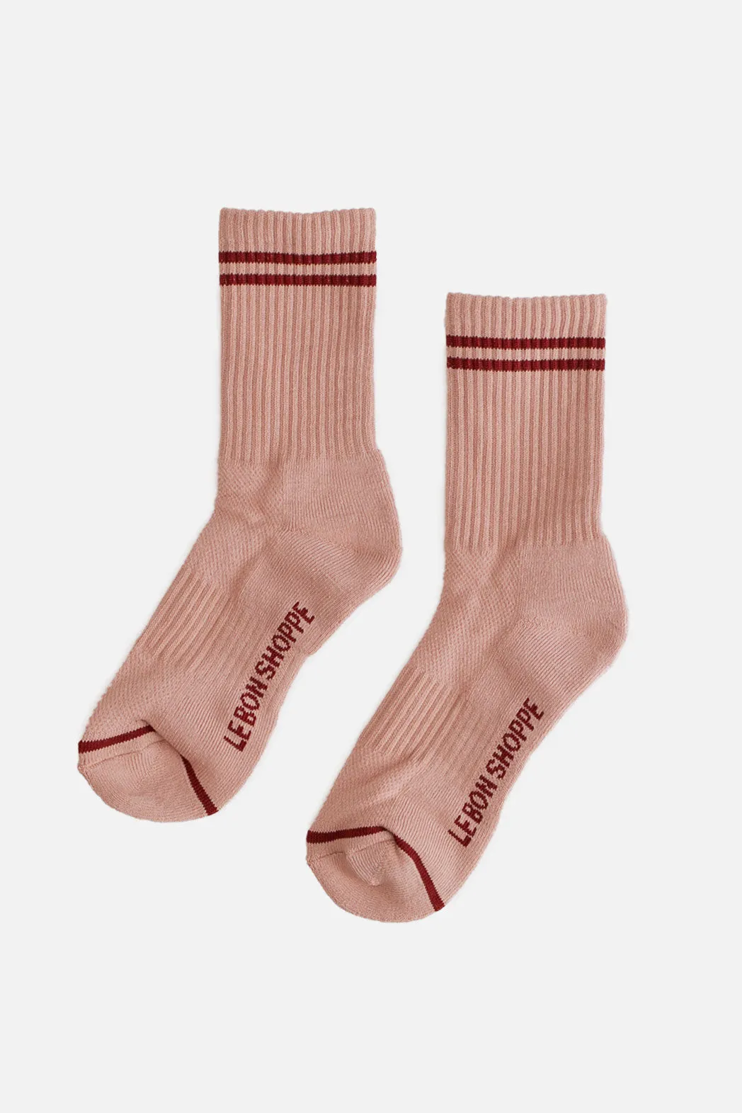 Le Bon Boyfriend Socks / Vintage Pink