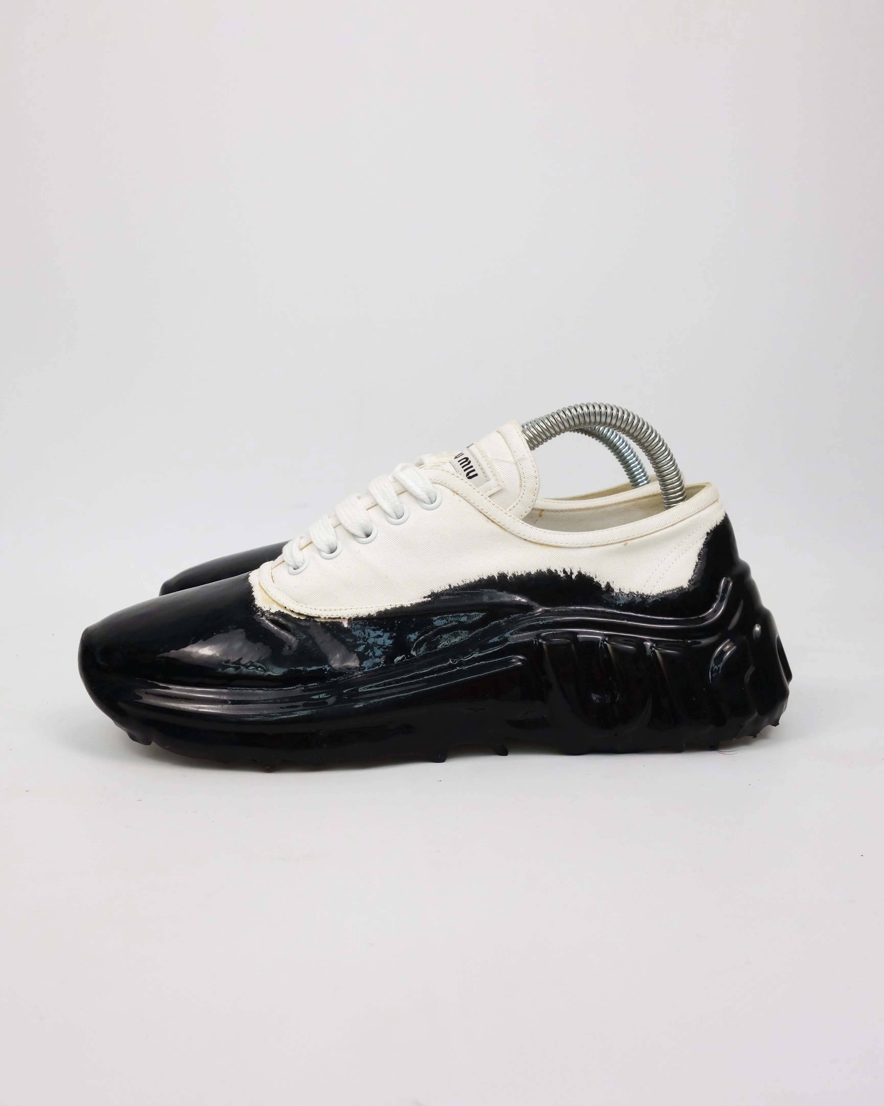 Miu Miu Black Rubber Dipped Shoes 2019 Resort