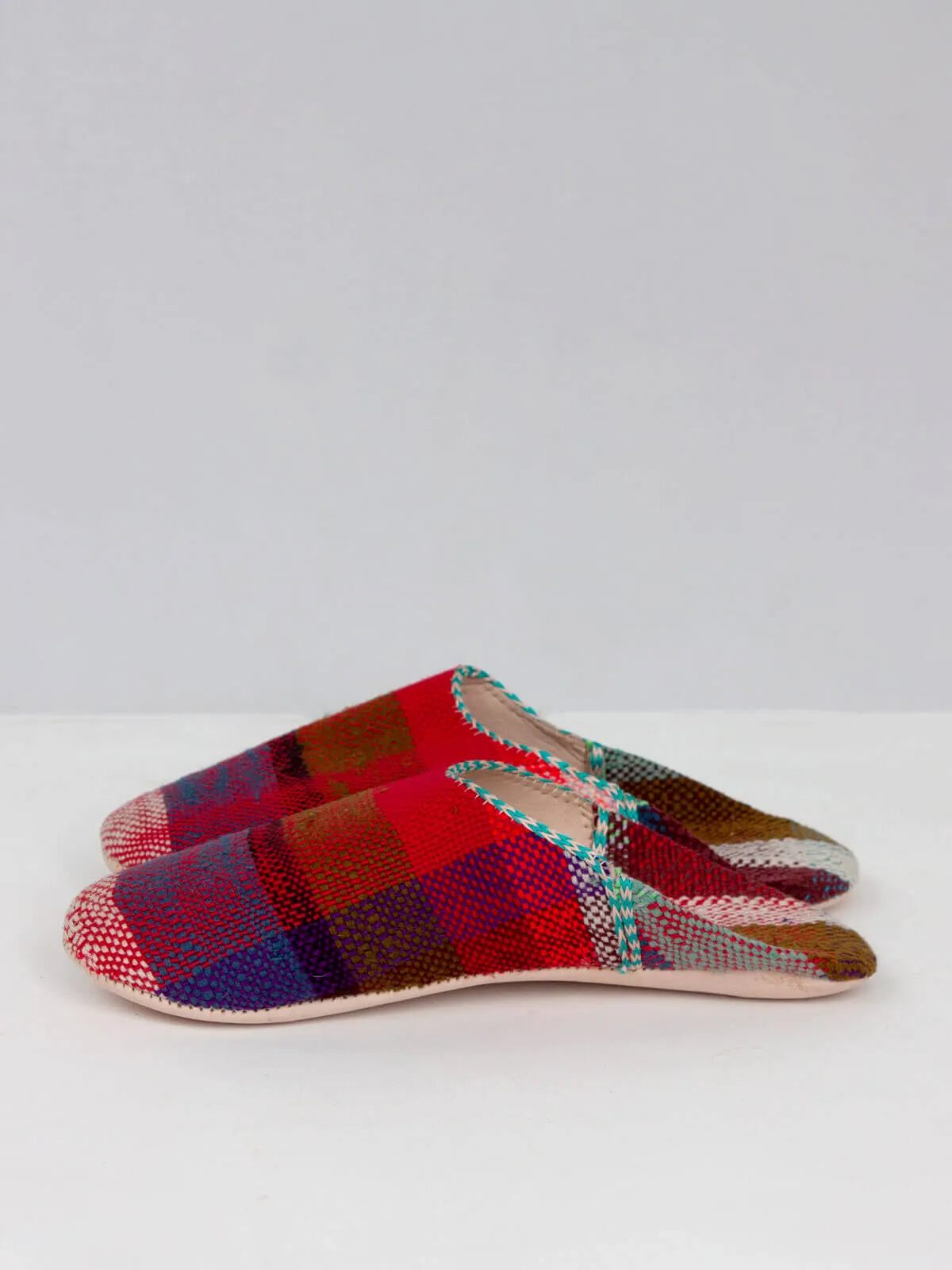 Moroccan Boujad Basic Babouche Slippers, Cosy Weave