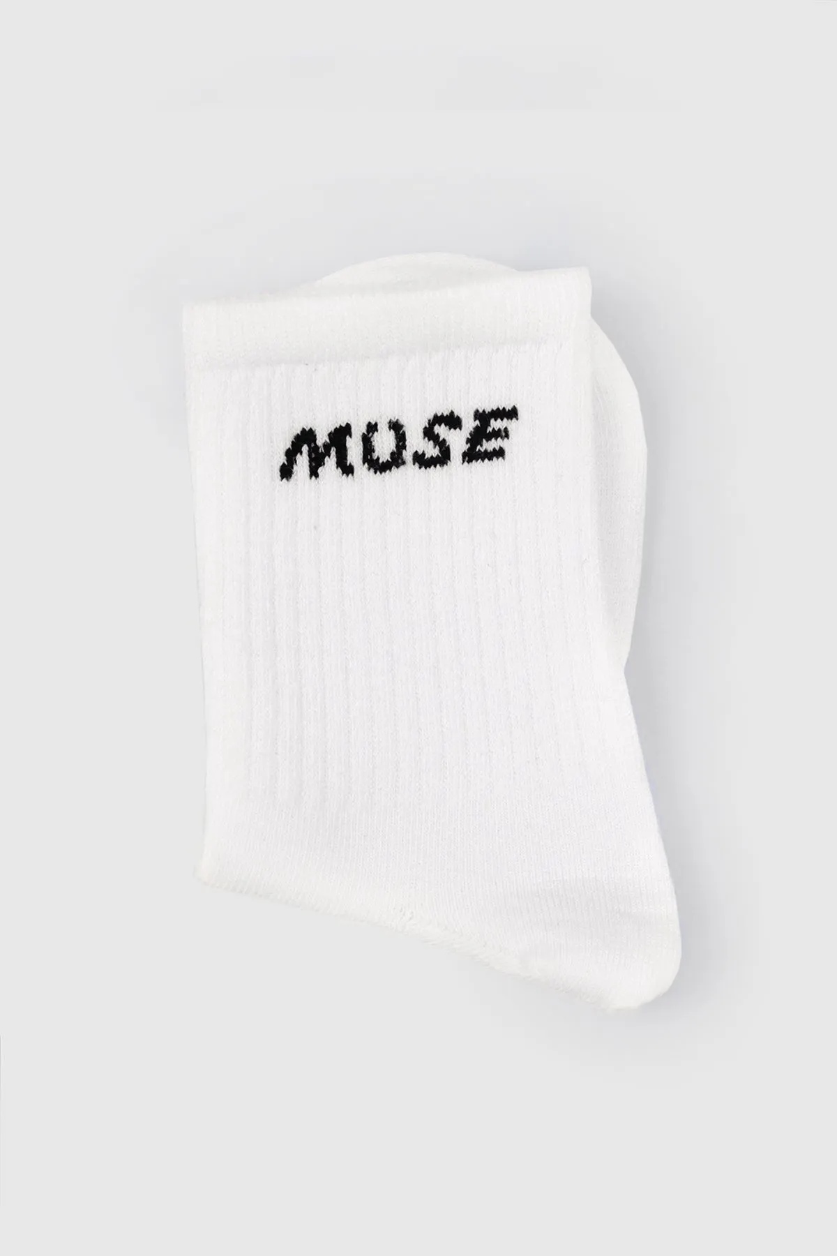 Muses Cushion Calf Length Crew Sock