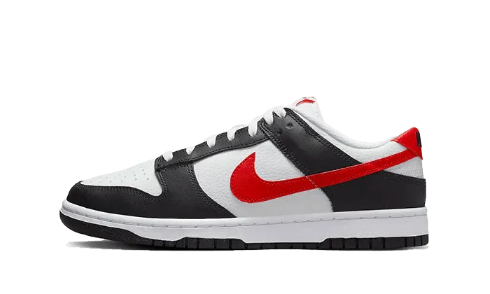 Nike Dunk Low Retro Red Swoosh Panda