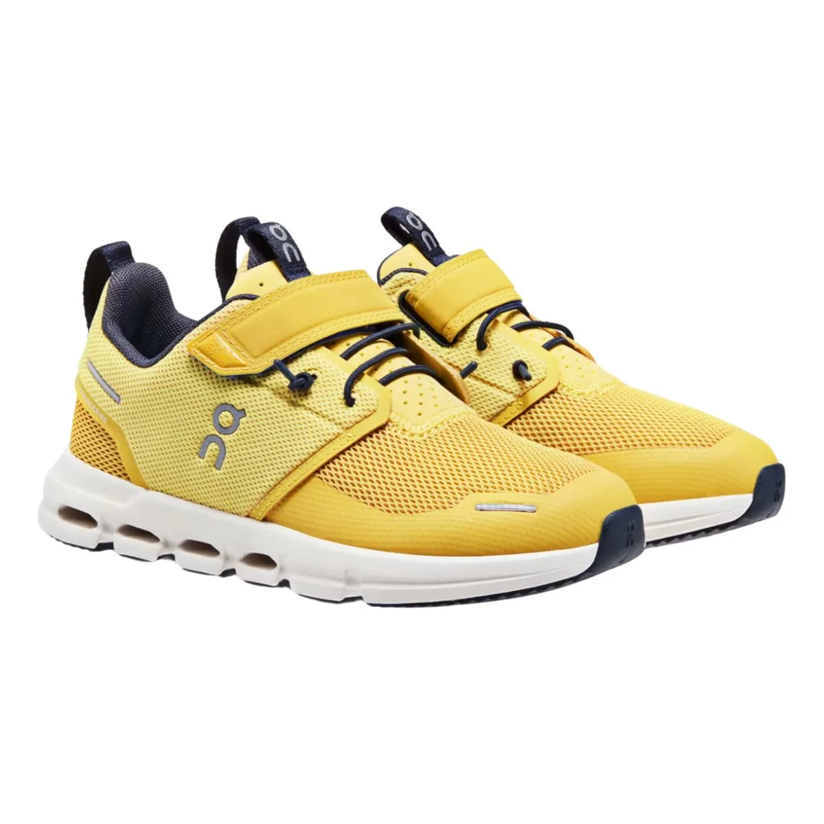 On Running Boy's CloudPlay1 Mustard/White