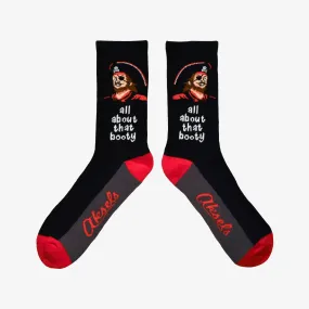 Pirate All About That Booty Men's & Women's Crew Socks