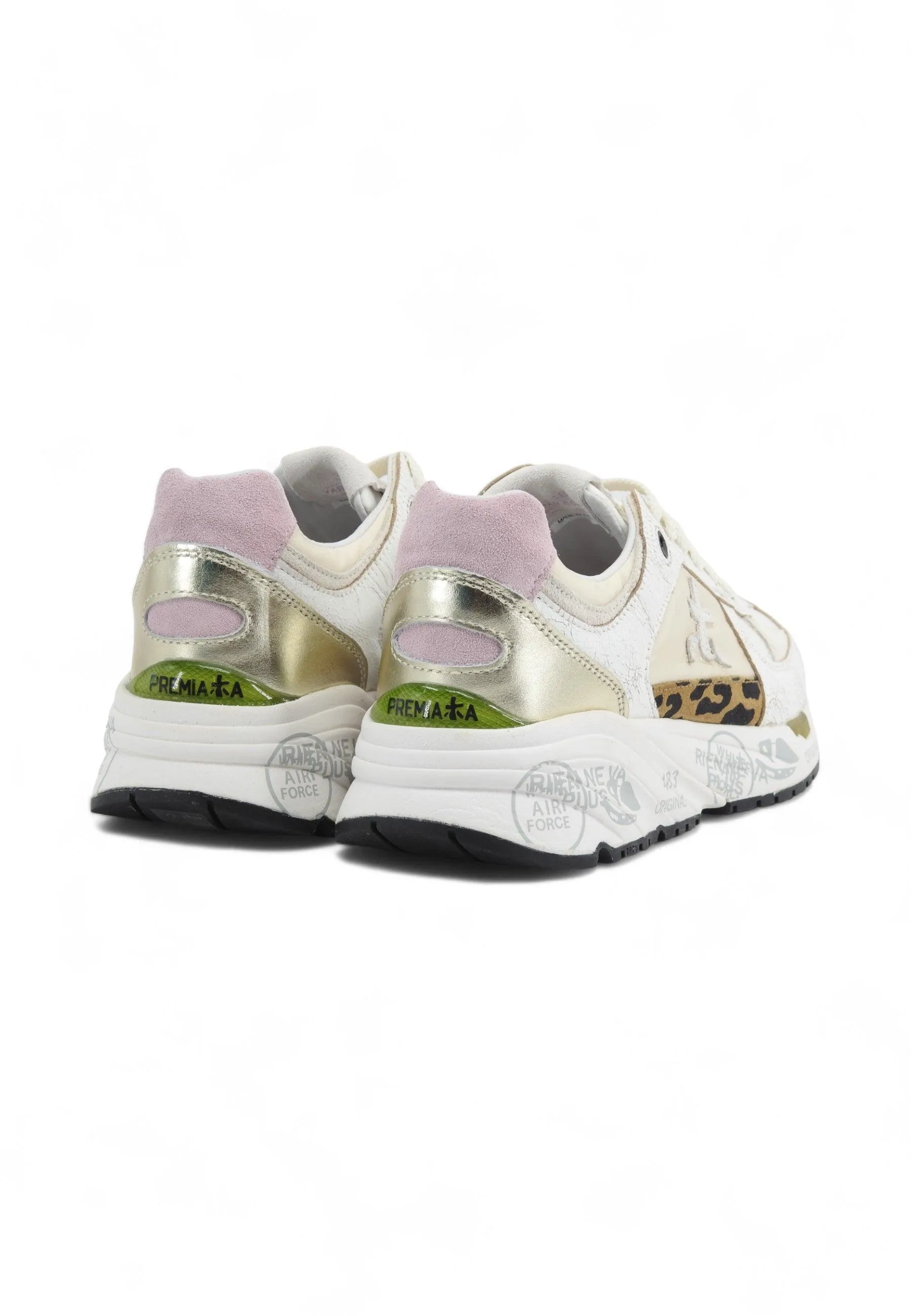 PREMIATA Sneaker Donna White Rose MASED-6680