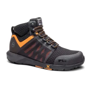 Radius Composite-Toe Work Boot Black/Orange