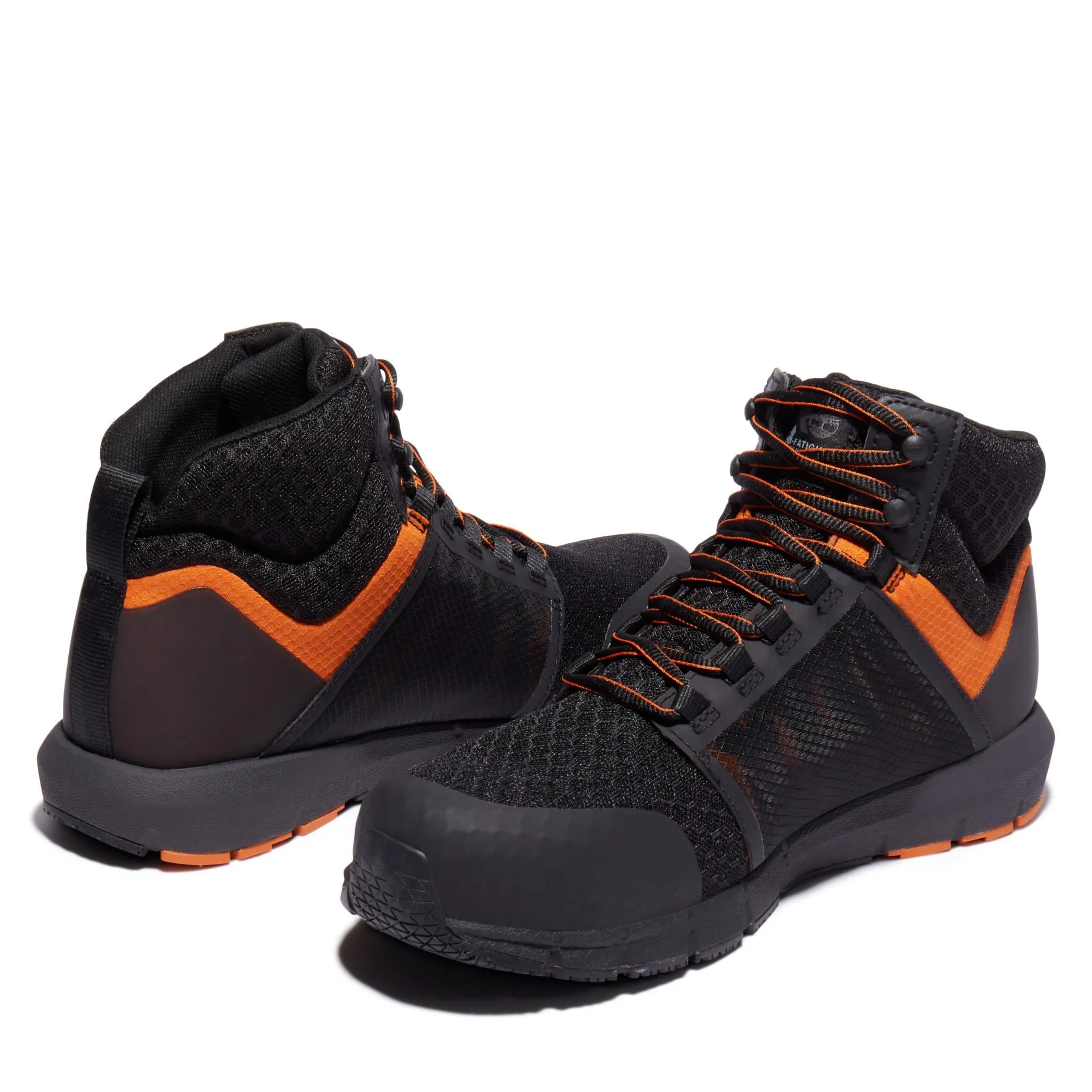 Radius Composite-Toe Work Boot Black/Orange