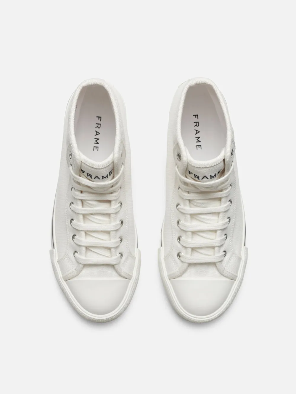 Ritz Unisex High Top Sneaker -- Blanc