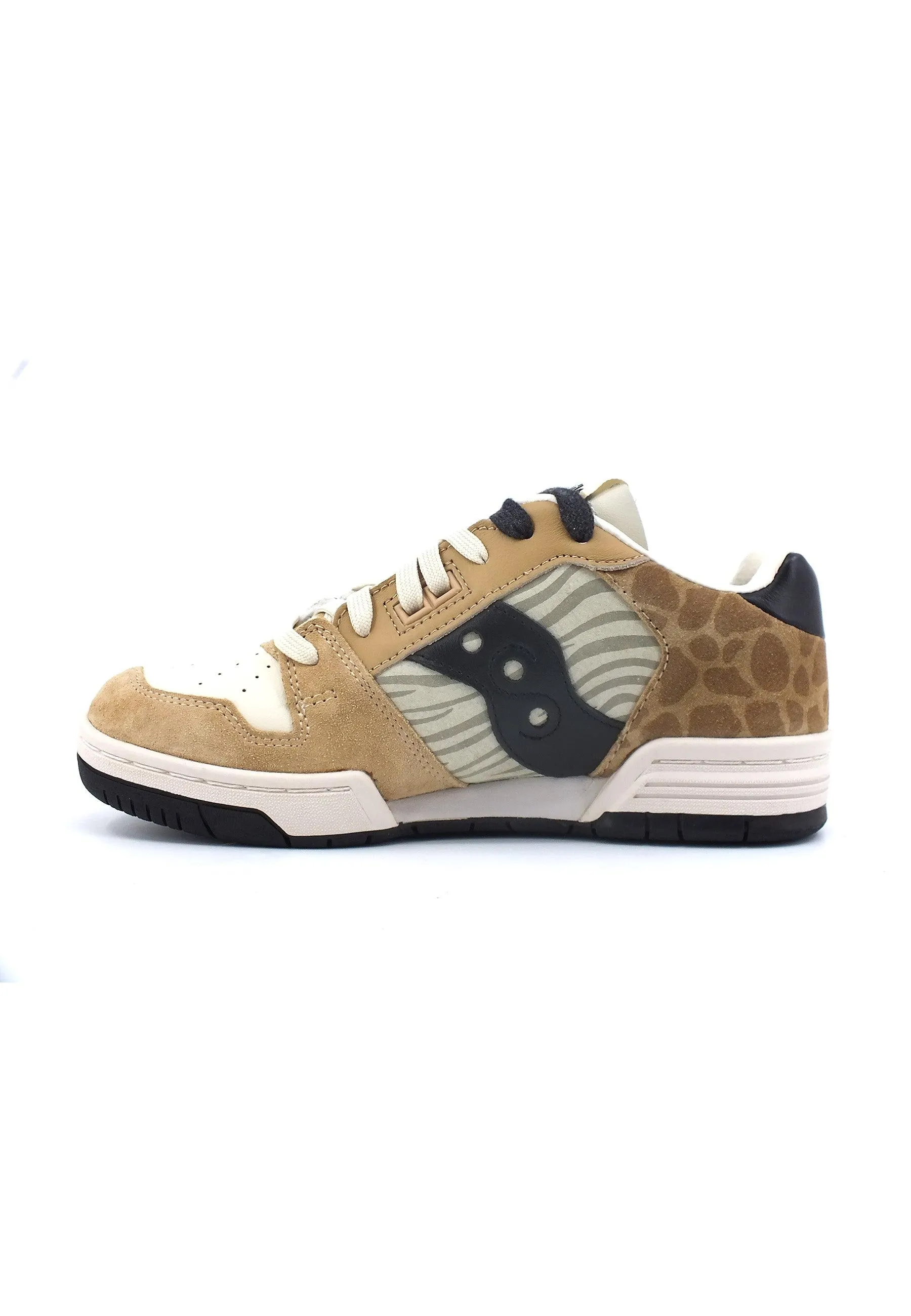 SAUCONY Sonic Low Sneaker Donna Beige Zebra Fantasia S70728-2