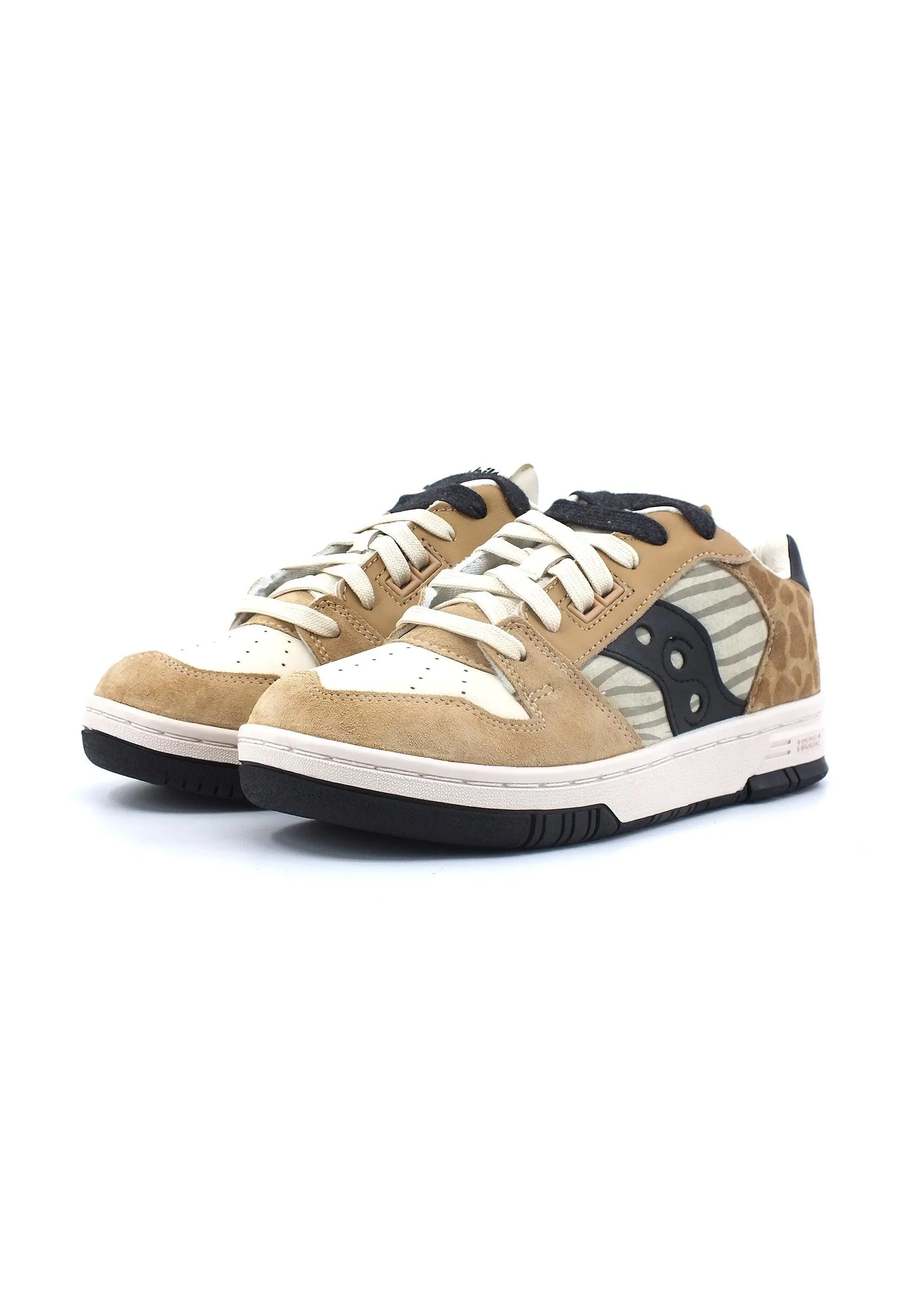 SAUCONY Sonic Low Sneaker Donna Beige Zebra Fantasia S70728-2