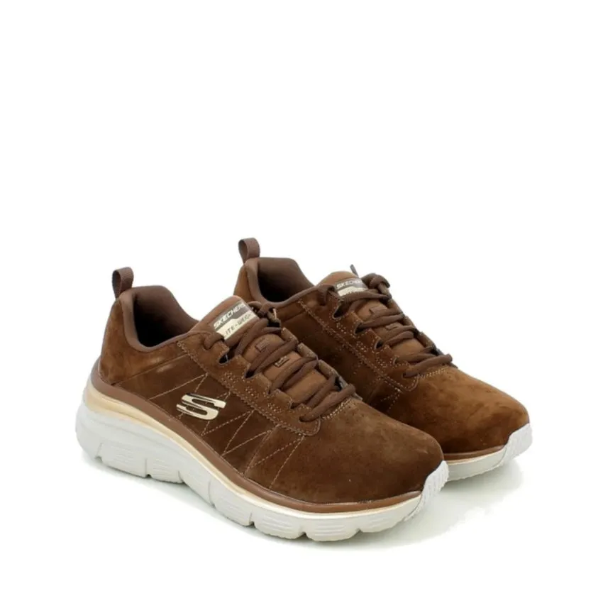 SKECHERS SNEAKERS 149472 SOFT LOVE CIOCCOLATO