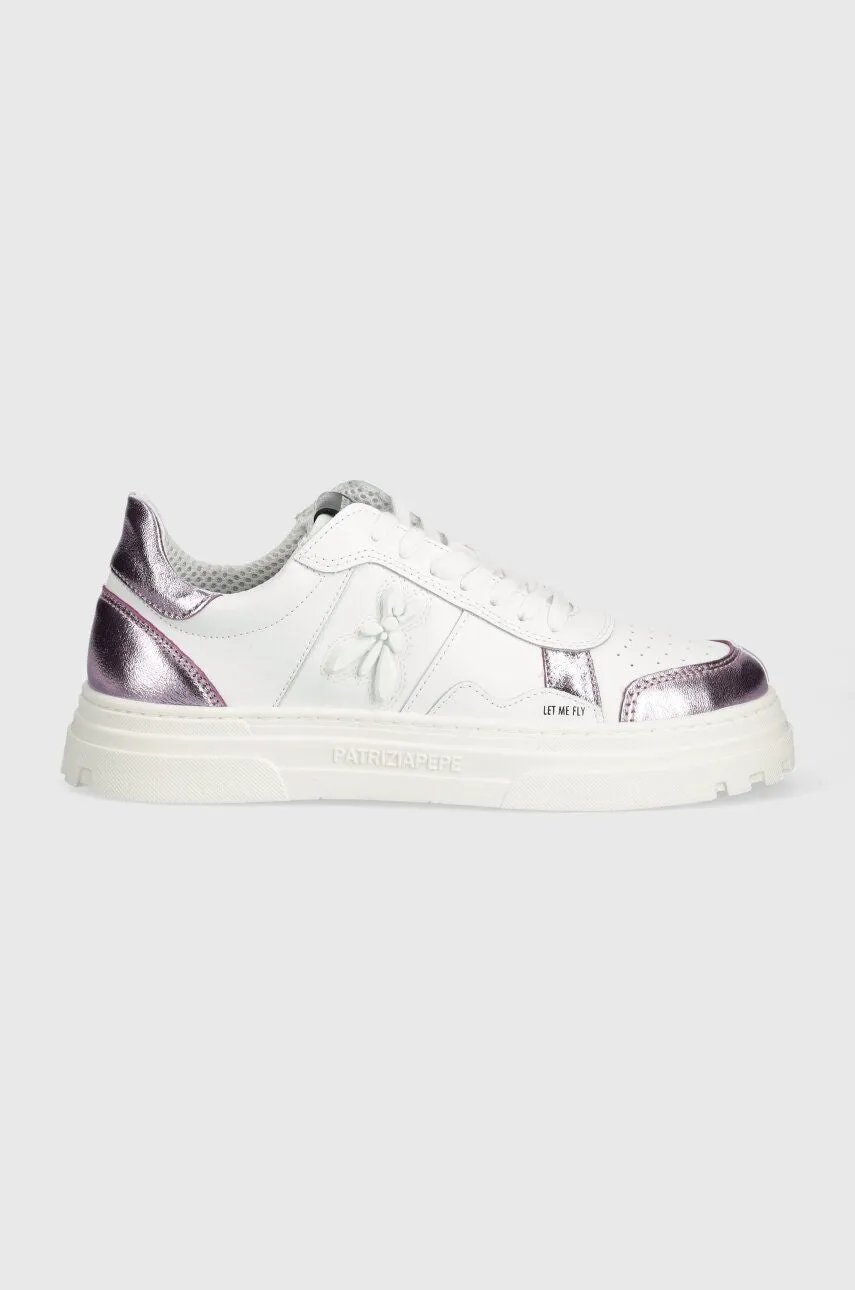 sneaker white lila