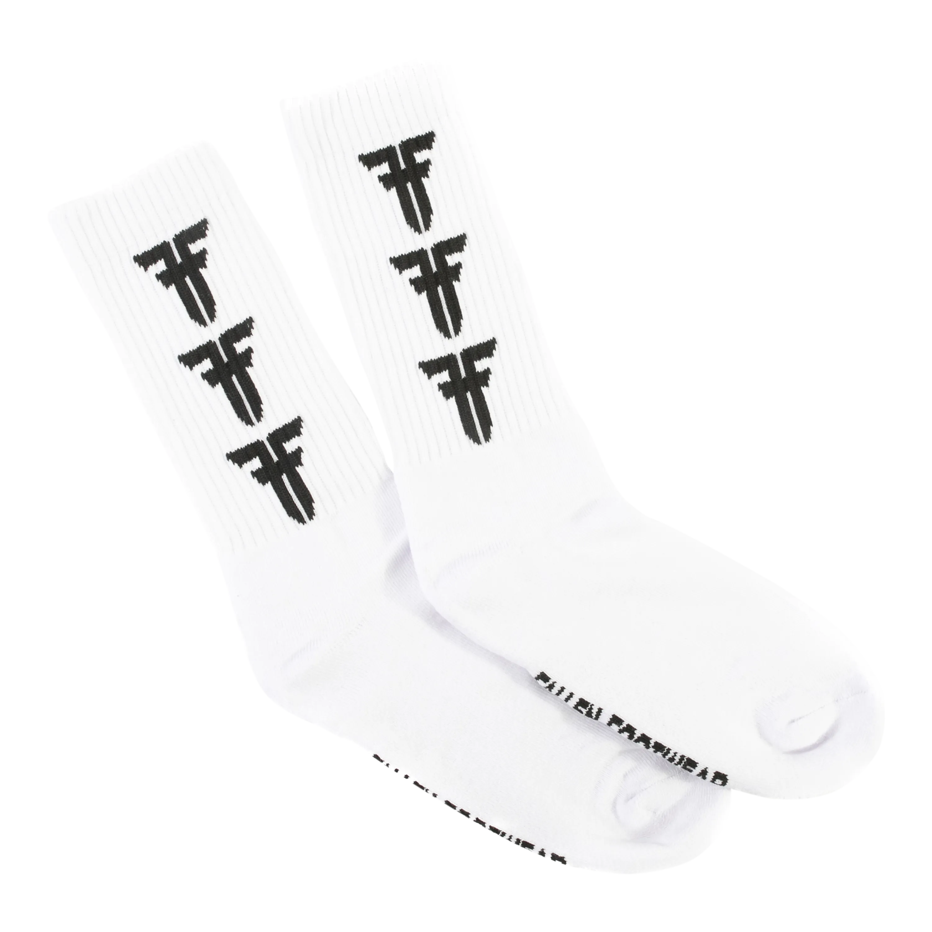 STEP & REPEAT SOCK WHITE/BLACK