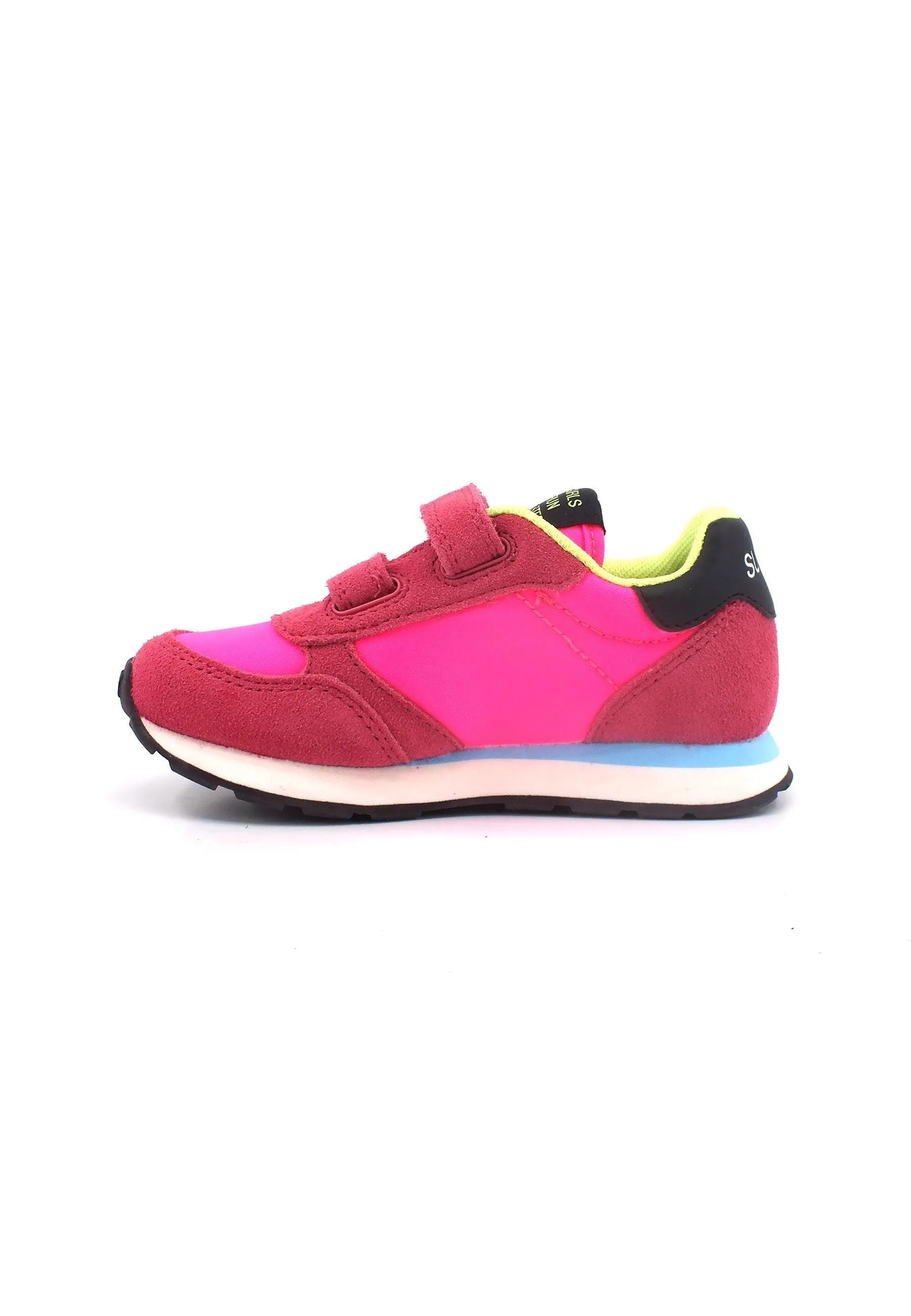 SUN68 Ally Solid Nylon Sneaker Bambino Fuxia Fluo Z33401B