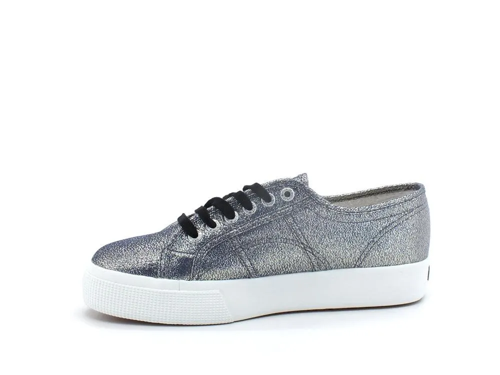 SUPERGA 2730 Lame Sneaker Grey Stone S2116UW