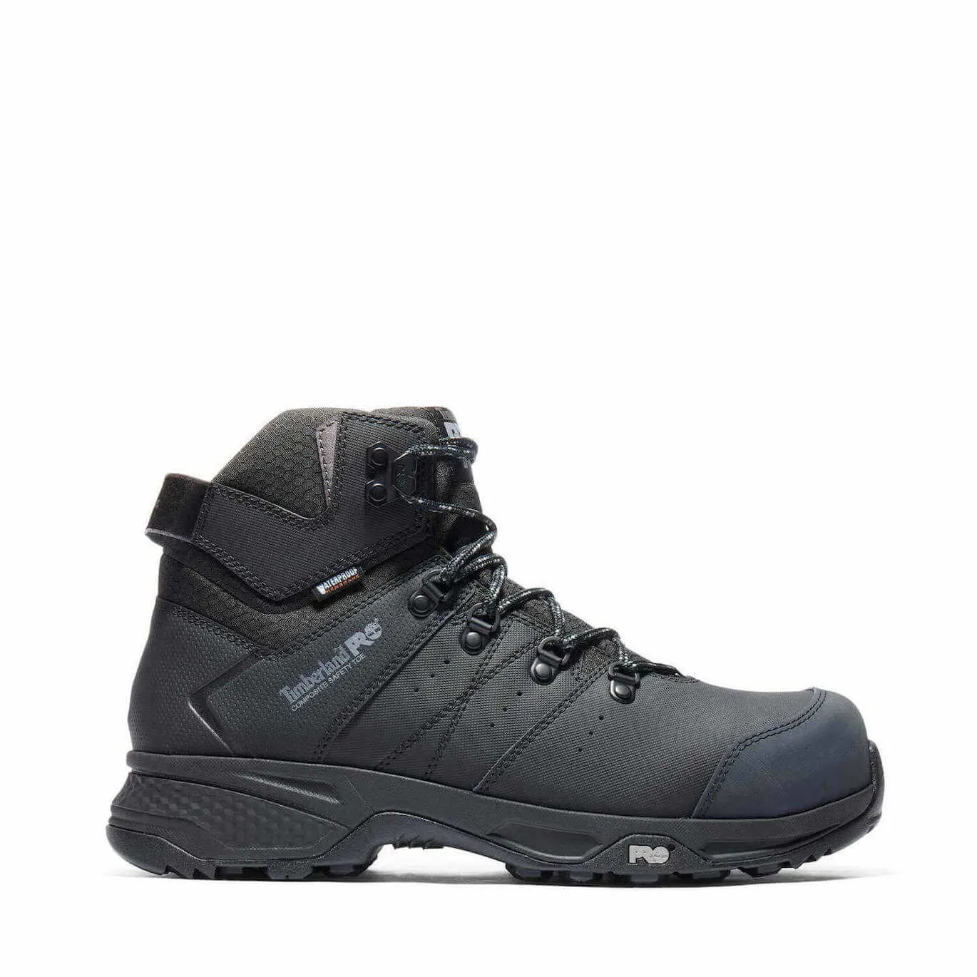 Switchback 6 Inch Composite-Toe Waterproof PR Work Boot Black