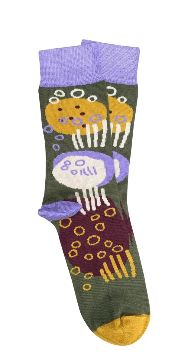 Tightology Cotton Socks - Abstract Socks