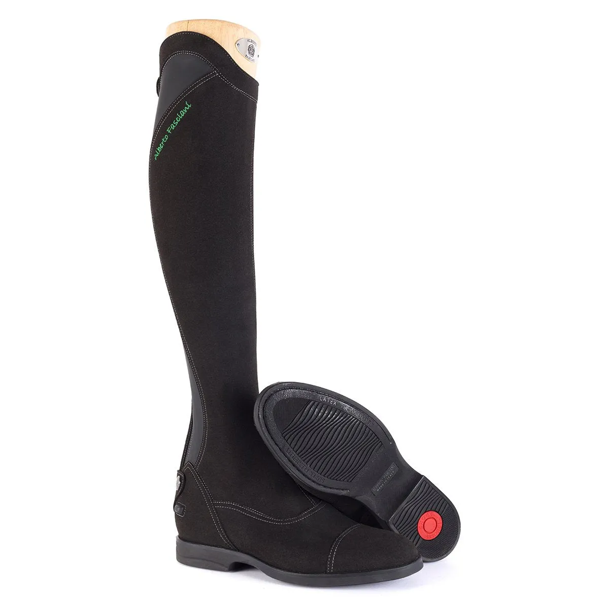 Urbino Vegan Suede Black<br>Riding boots [34 - 39]