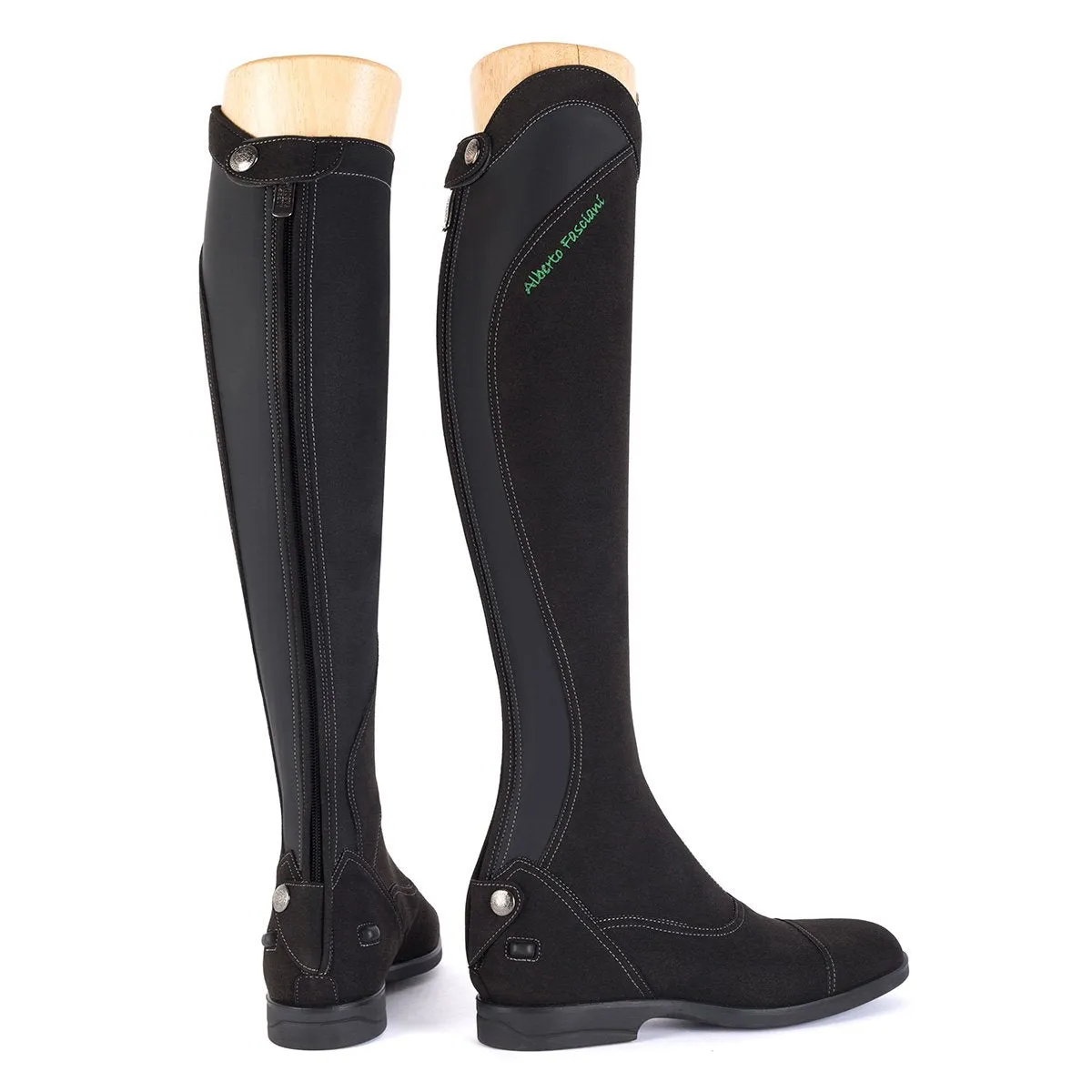 Urbino Vegan Suede Black<br>Riding boots [34 - 39]