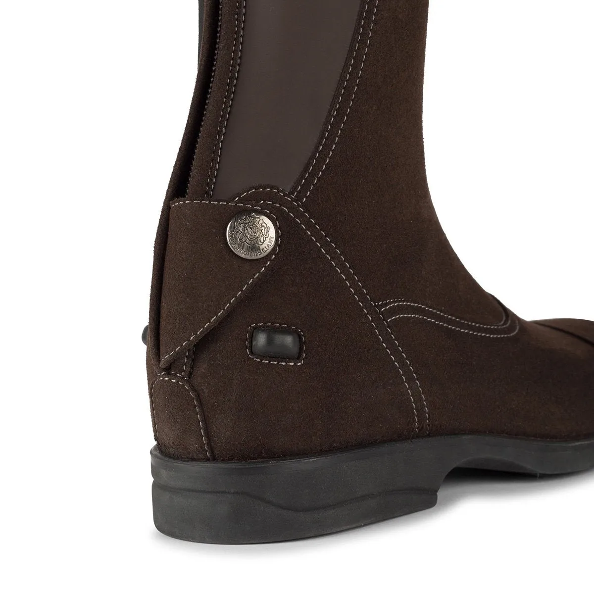 Urbino Vegan Suede<br>Brown riding boots [40 - 46]