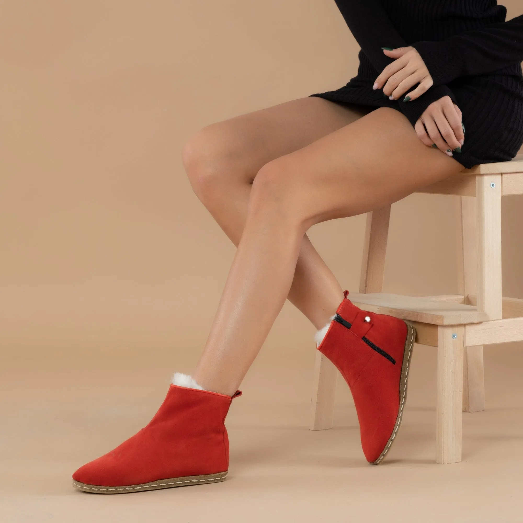 Women's Red Boots