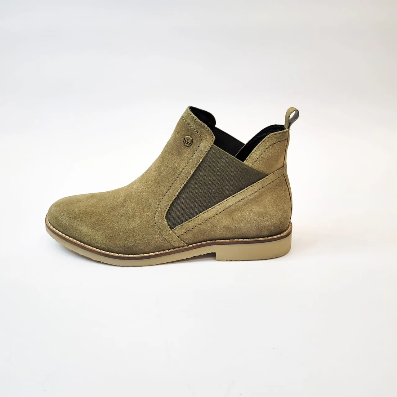 Woodland Quartz Olive leather Chelsea boot